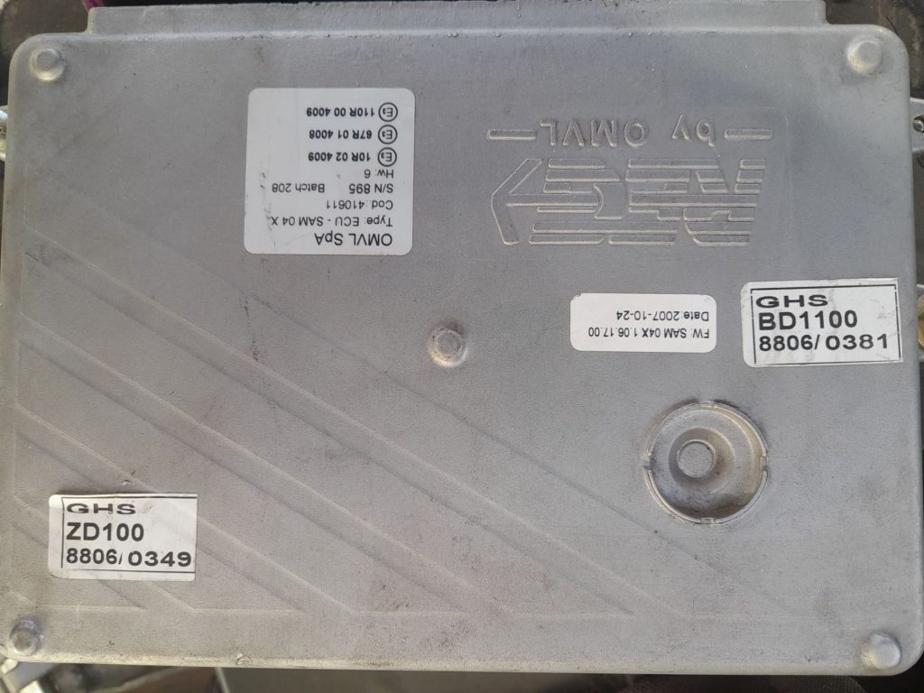 ایسیو اوم وی ال گاز پژو و سمند مدلSAM04